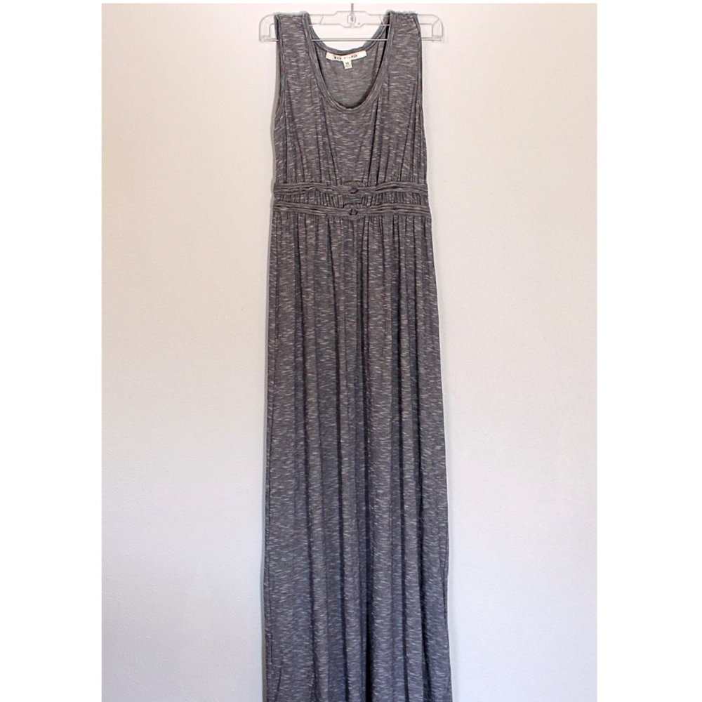 2 for $20 Max Studio Heather Jersey Maxi Dress XS